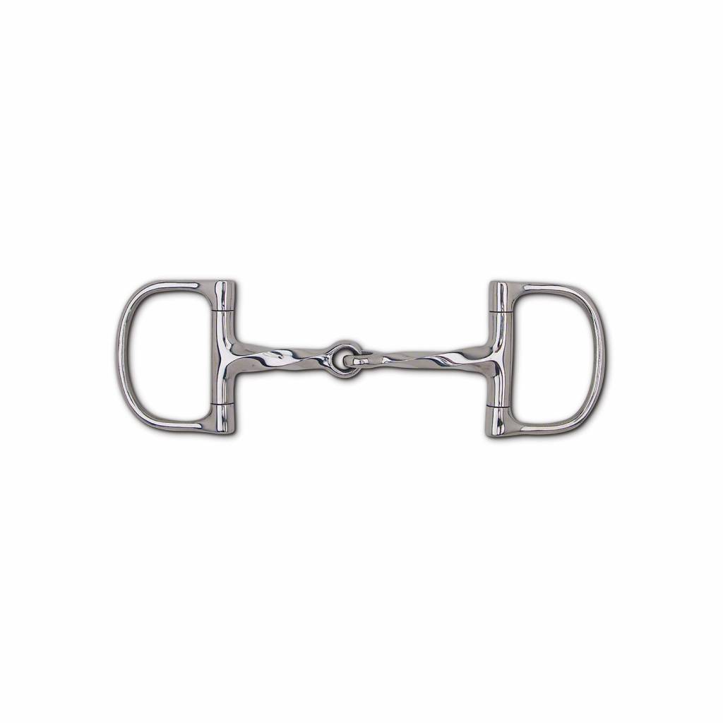 Toklat Slow Twist Snaffle Dee Bit - 3" Rings