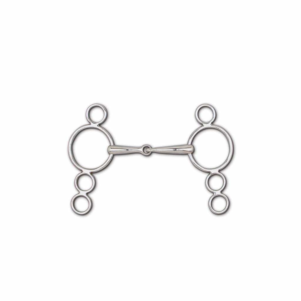 Toklat Snaffle 4-Ring Continental Gag