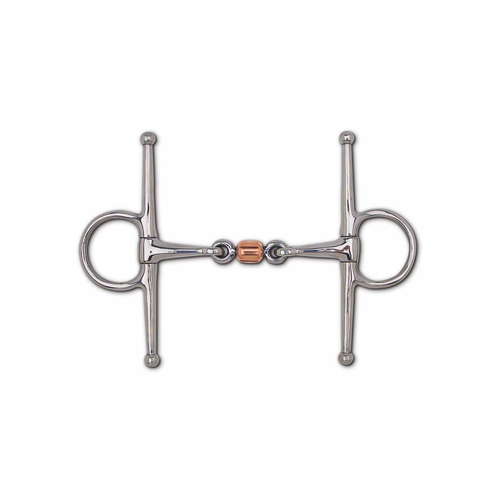 Toklat 3-Piece Snaffle With Copper Roller Full Cheek