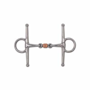 Toklat 3-Piece Snaffle With  Copper Roller Full Cheek