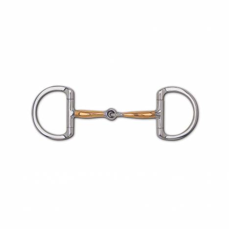 Toklat Copper Thin Snaffle Dee - 3 1/4" Rings