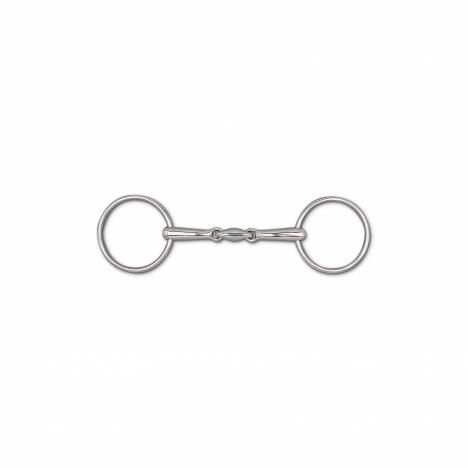 Toklat 14mm 3-Piece Snaffle Bit - 3 1/4" Rings