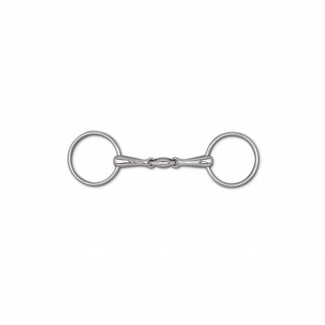 Toklat 18mm 3-Piece Snaffle Bit - 3 1/4" Rings