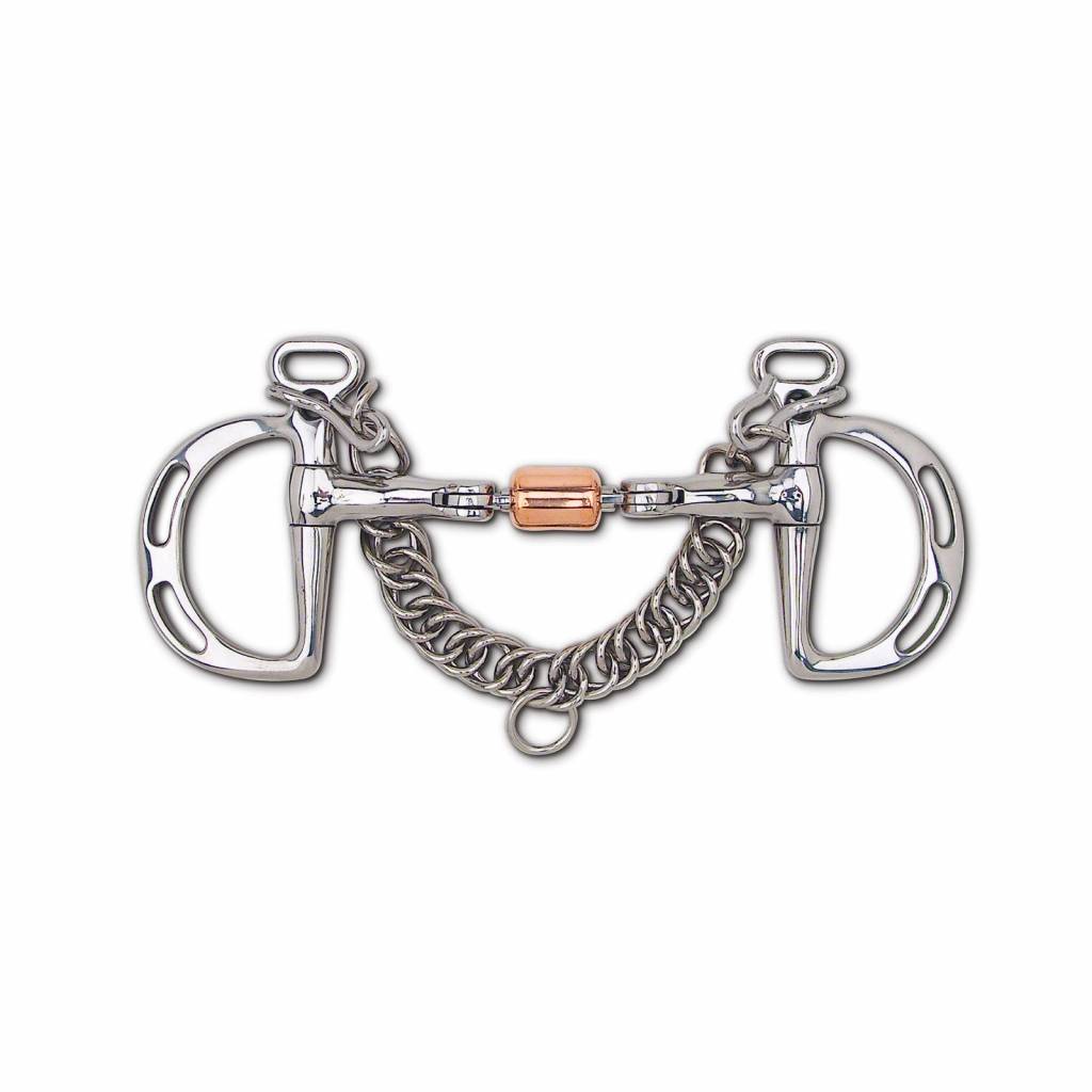 Toklat 3-Piece Snaffle With Copper Roller Uxeter Kimberwick