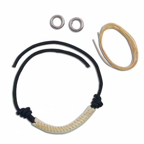 Myler Combination Bit Rawhide NoseBand Kit