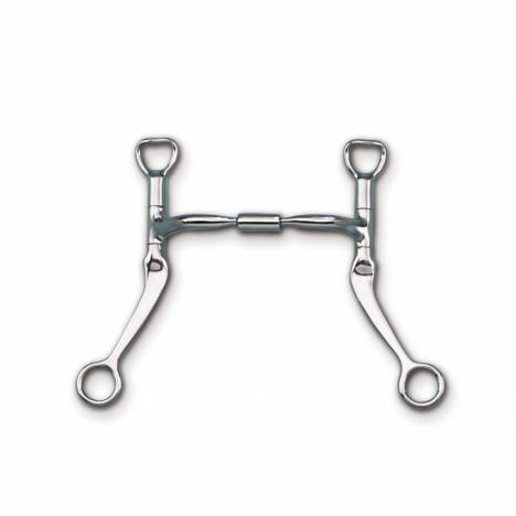 Myler Level 1 Flat Shank Comfort Snaffle Wide Barrel Bit