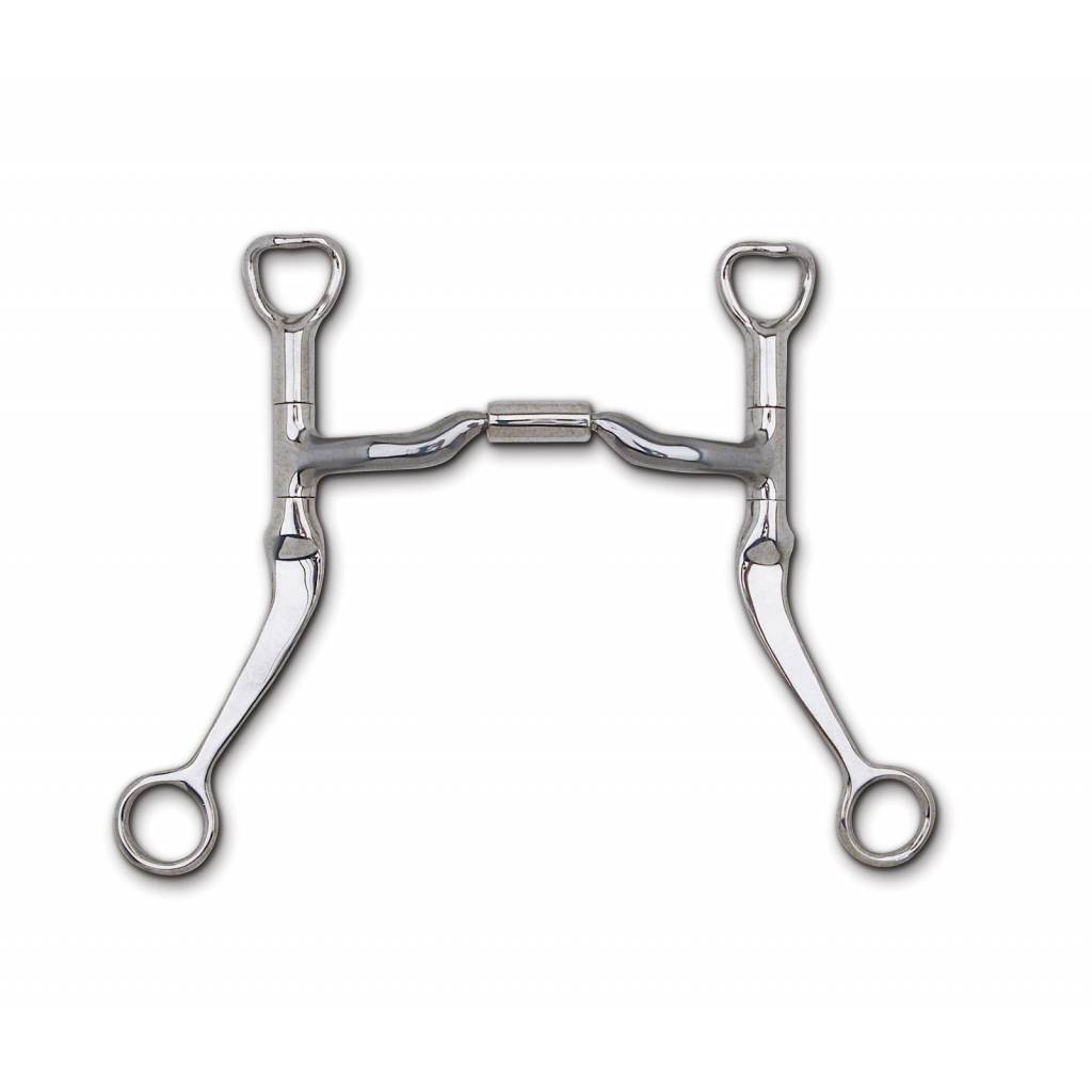 Myler Level 2 Flat Shank Sweet Iron Low Port Comfort Snaffle Bit