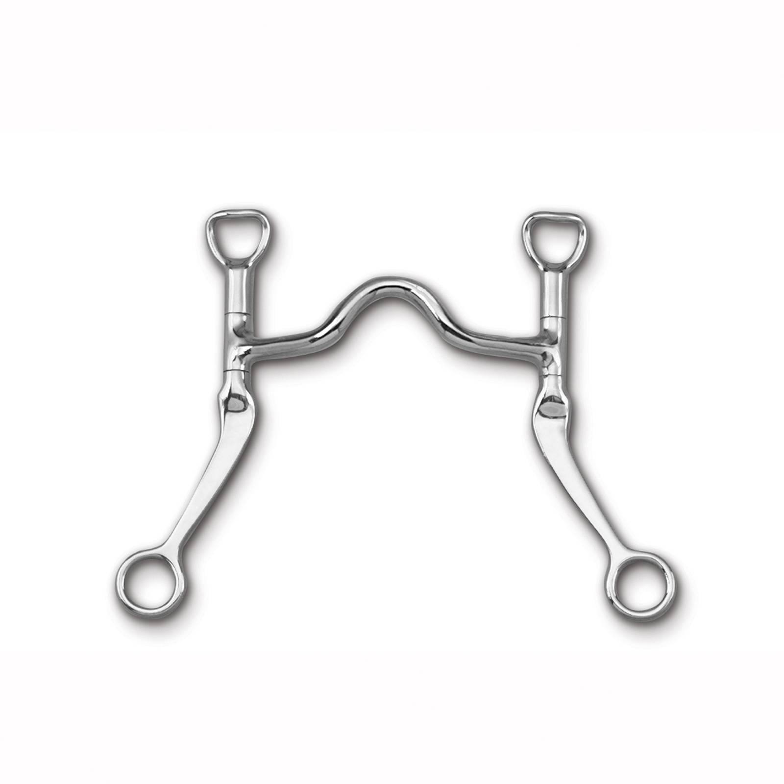 Sporting Goods Stainless flat swivel shank high port sweet iron curb Western bit 5" mouth