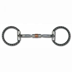 Myler Level 1 Western Dee Sweet Iron Copper Roller Comfort Snaffle with Dots