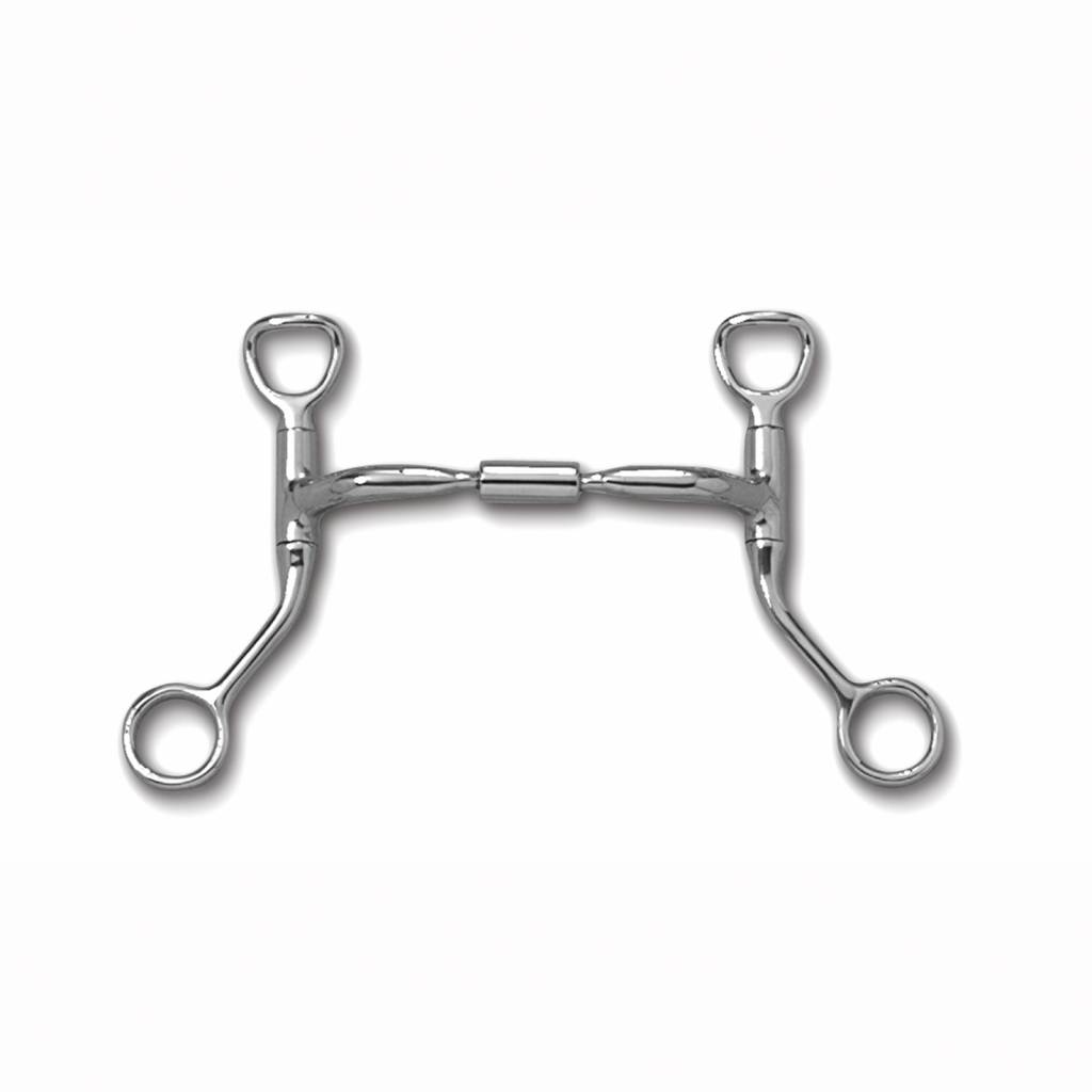 Myler Level 1 HBT Shank Snaffle Wide Barrel Bit