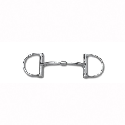 Myler Level 1 English Dee Stainless Comfort Snaffle Bit with o Hooks