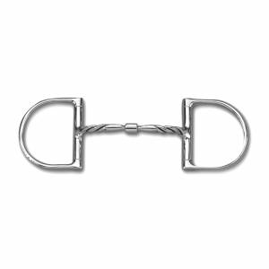 Myler Level 1 English Dee Stainless Twisted Comfort Snaffle Bit with o Hooks