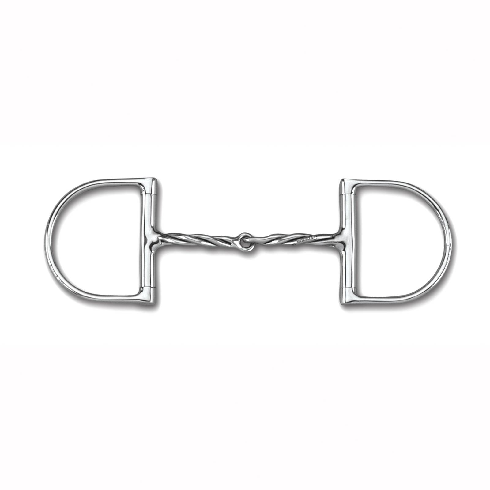 CHALLENGER Horse English Riding Gold Double Jointed Dee-Ring 5 Mouth Snaffle Bit 35568