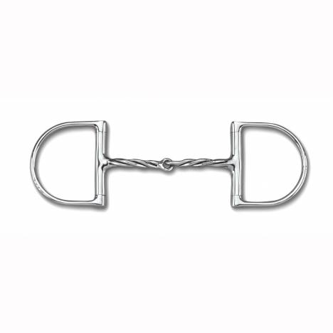 Myler Level 1 English Dee Cyprium Twisted Snaffle Bit With o Hooks