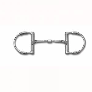 Myler Level 1 English Dee Stainless Comfort Snaffle Bit with Hooks