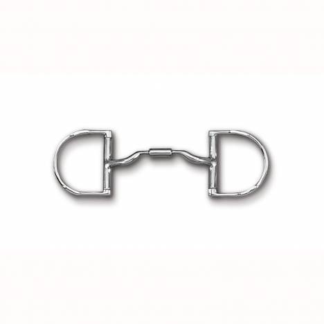 Myler Level 2 English Dee Low Port Comfort Snaffle Bit with Hooks