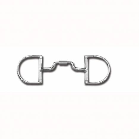 Myler Level 1 English Dee Twisted Snaffle Bit with Hooks