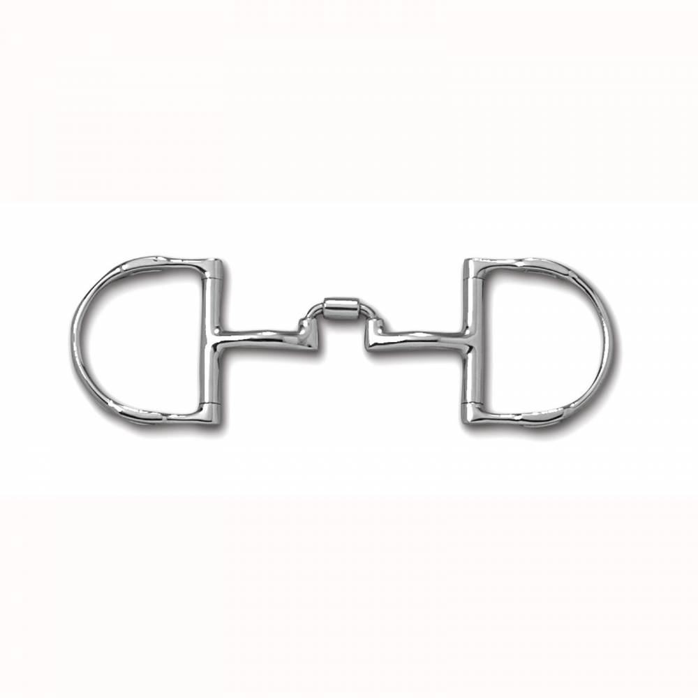 Myler English Dee Ring Bits with Hooks EquestrianCollections