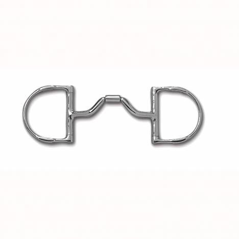 Myler Level 3 English Dee Ported Barrel Snaffle with hooks