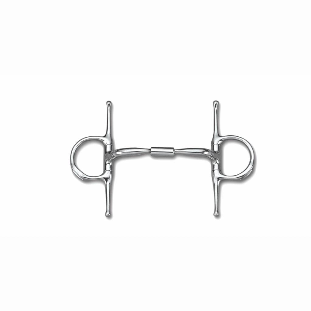 Myler Level 1 Full Cheek Comfort Snaffle Wide Barrel Bit with Hooks