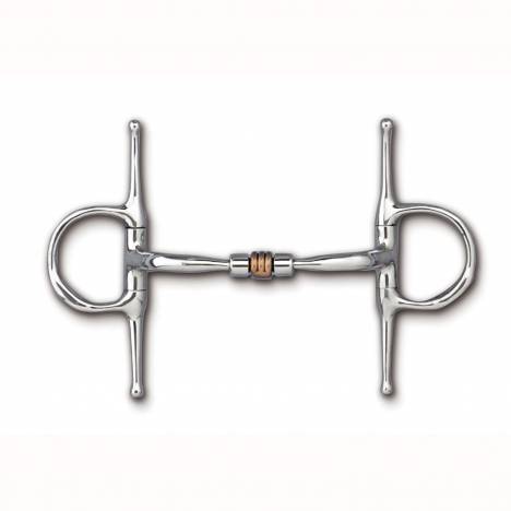 Myler Level 1 Full Cheek Comfort Snaffle Copper Roller Bit