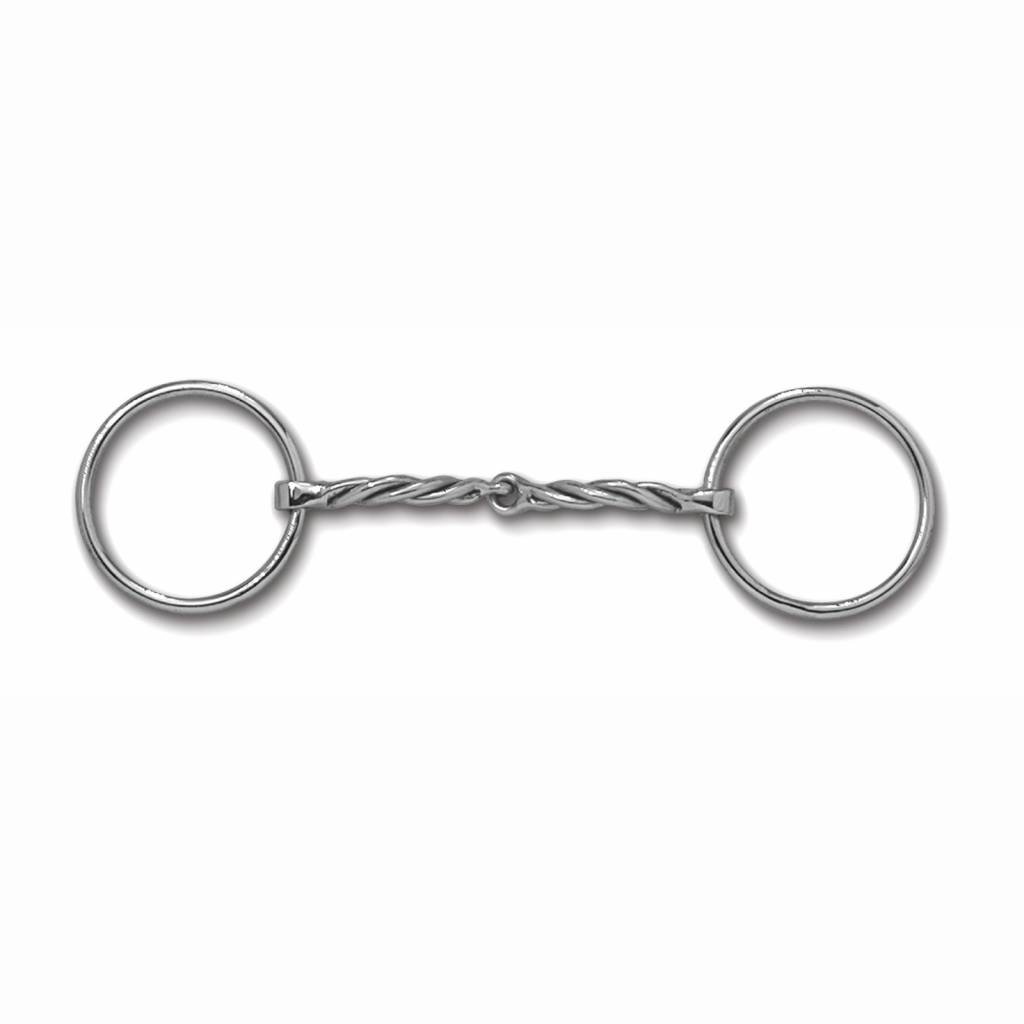 Myler Level 1 Sweet Iron Twisted Loose Ring Snaffle Bit