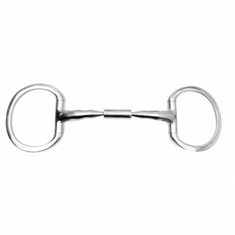 Myler Level 1 Comfort Snaffle Wide Barrel Eggbutt Bits with o Hooks