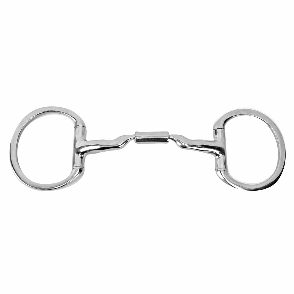 Myler Level 2 Low Port Snaffle Eggbutt Bit with o Hooks