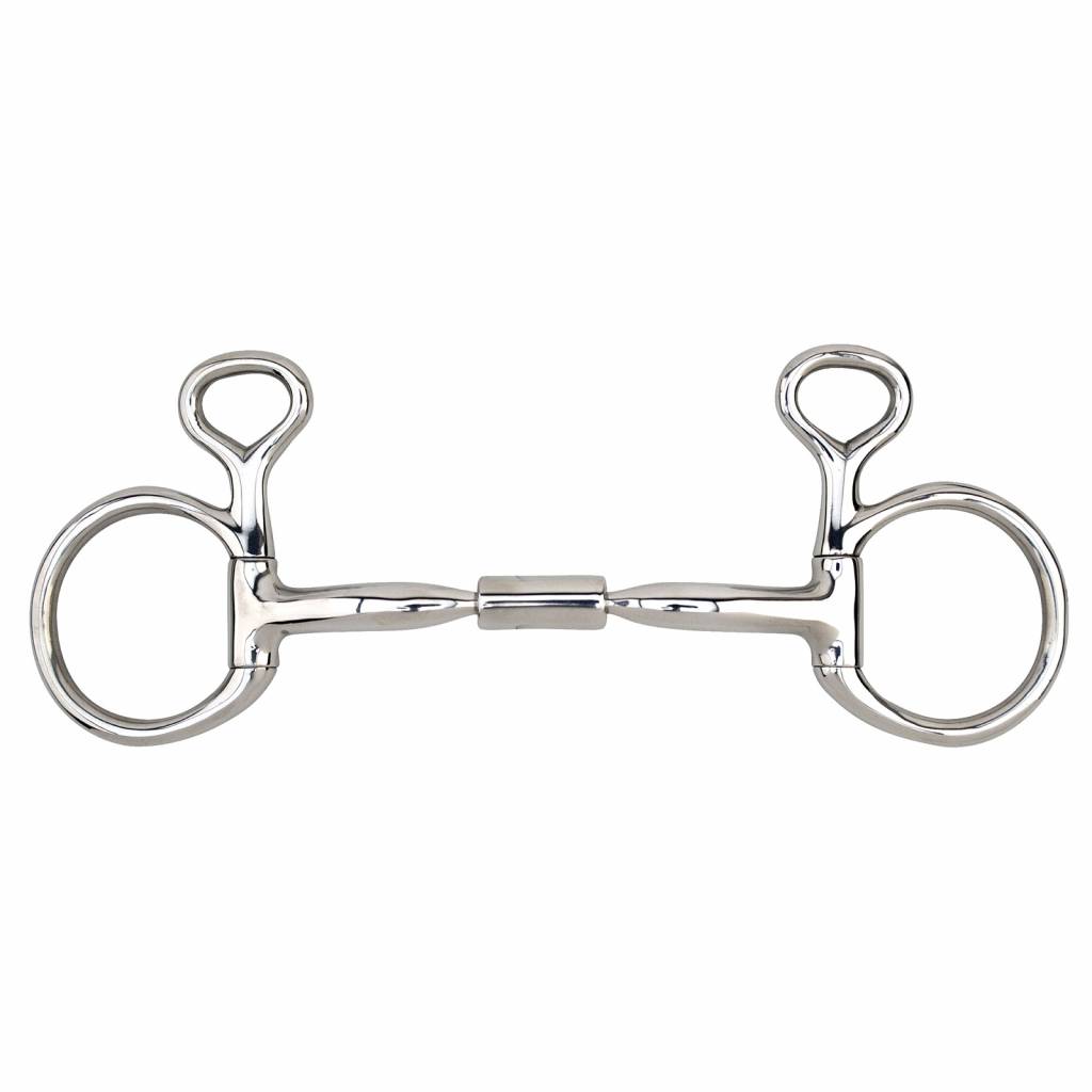 Myler Level 1 Medium Baucher Cheek Comfort Wide Barrel Snaffle Bit