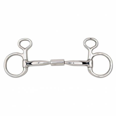 Myler Level 1 Small Baucher Cheek Stainless Steel Wide Barrel Comfort Snaffle