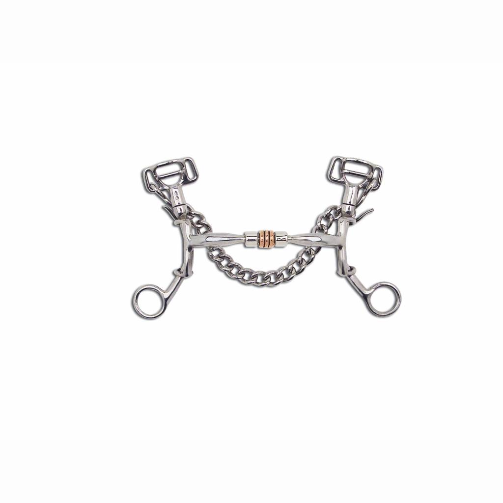 Myler Level 1 McKenzie MMB Short Shank Sweet Iron Copper Roller Comfort Snaffle