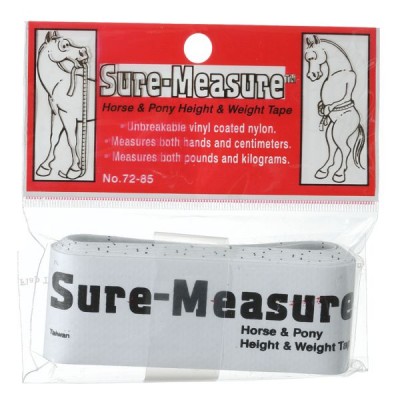 Tough-1 Sure Measure Horse and Pony Height and Weight Tape - 12 Pack