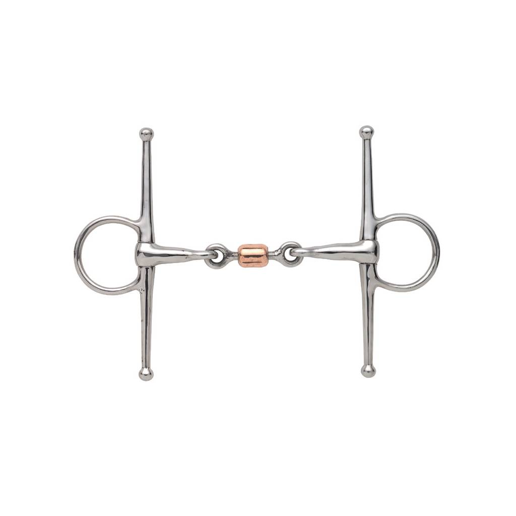 Shires Full Cheek Snaffle With Copper Peanut