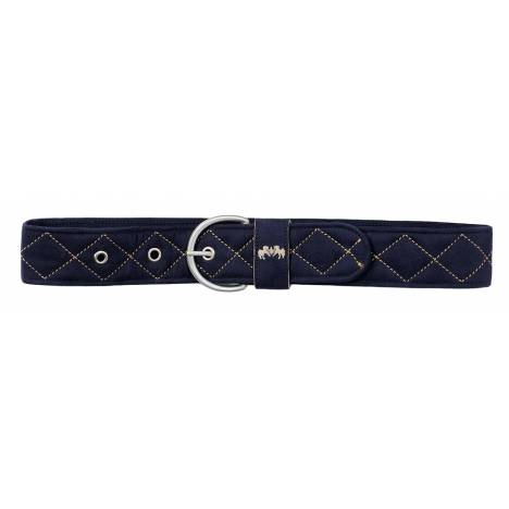 Equine Couture Diamond Quilted Suede Belt - Ladies