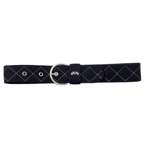 Equine Couture Diamond Quilted Suede Belt - Ladies