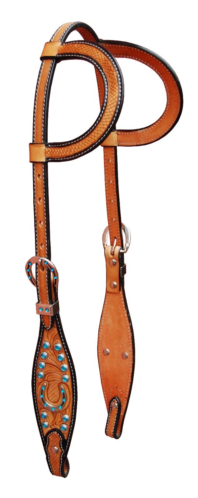 Turn-Two Double Ear Headstall - Stampede