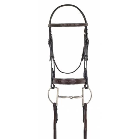 Ovation Fancy Comfort Crown Padded Bridle - Wide Noseband