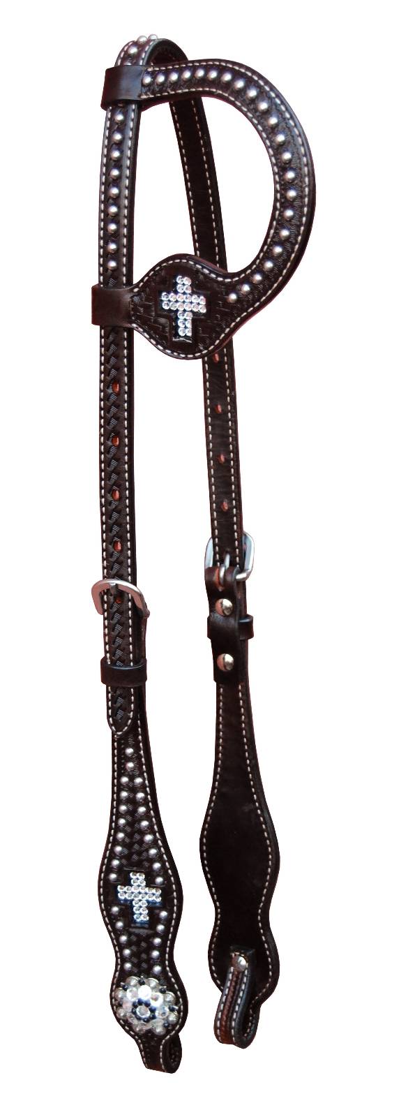 468935DKOILHRSE Turn-Two One Ear Headstall - St. Francis sku 468935DKOILHRSE