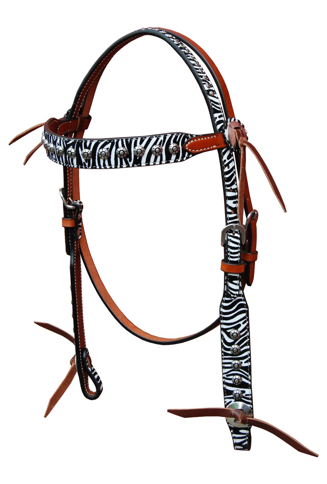 468856WHITEHRSE Turn-Two Browband Headstall - Chasing Wild sku 468856WHITEHRSE