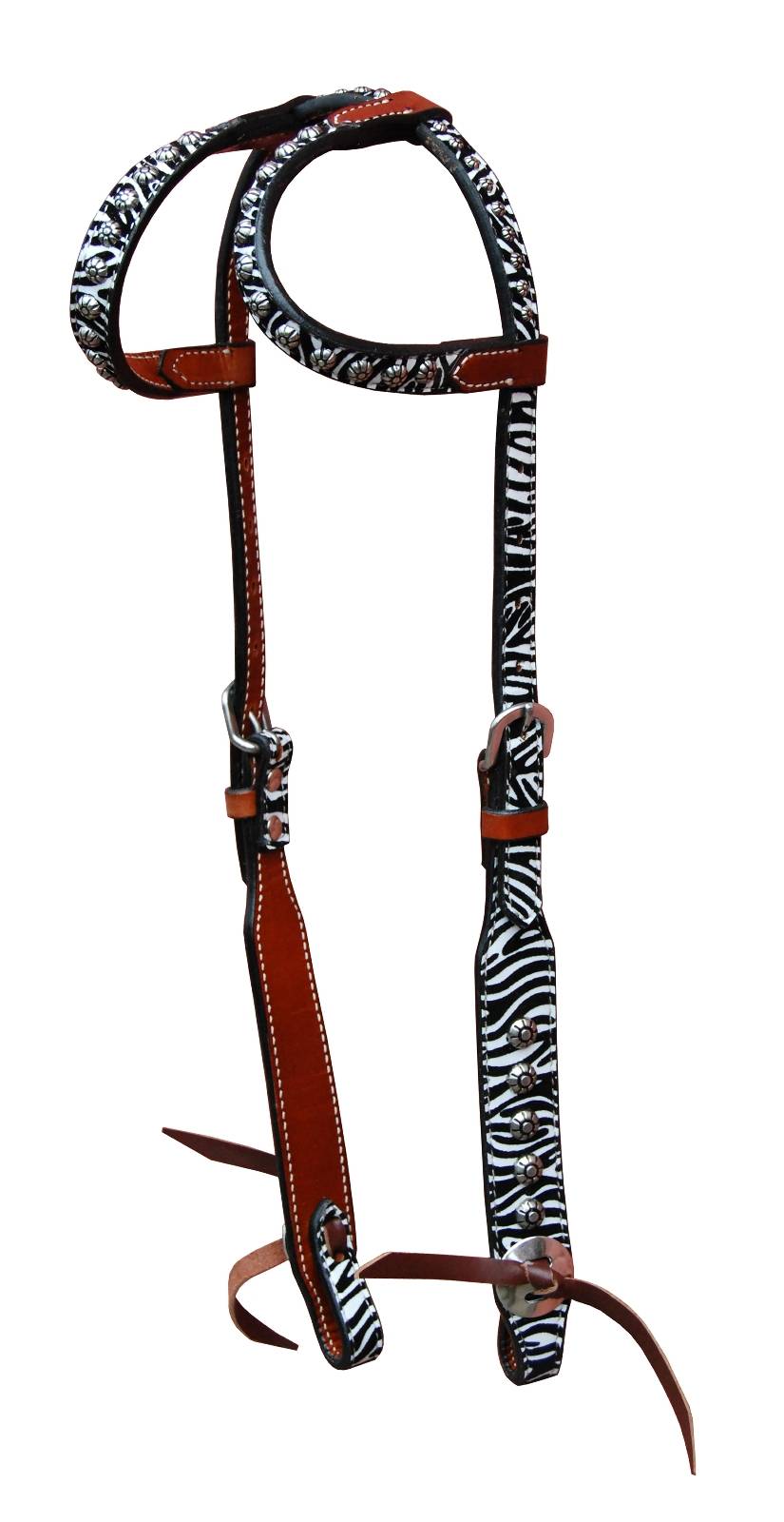468858WHITEHRSE Turn-Two Double Ear Headstall - Chasing Wild sku 468858WHITEHRSE