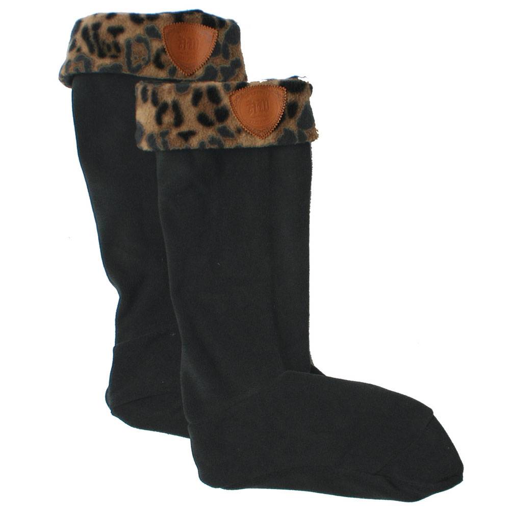 Horseware Fleece Welly Cozy - Black & Safari