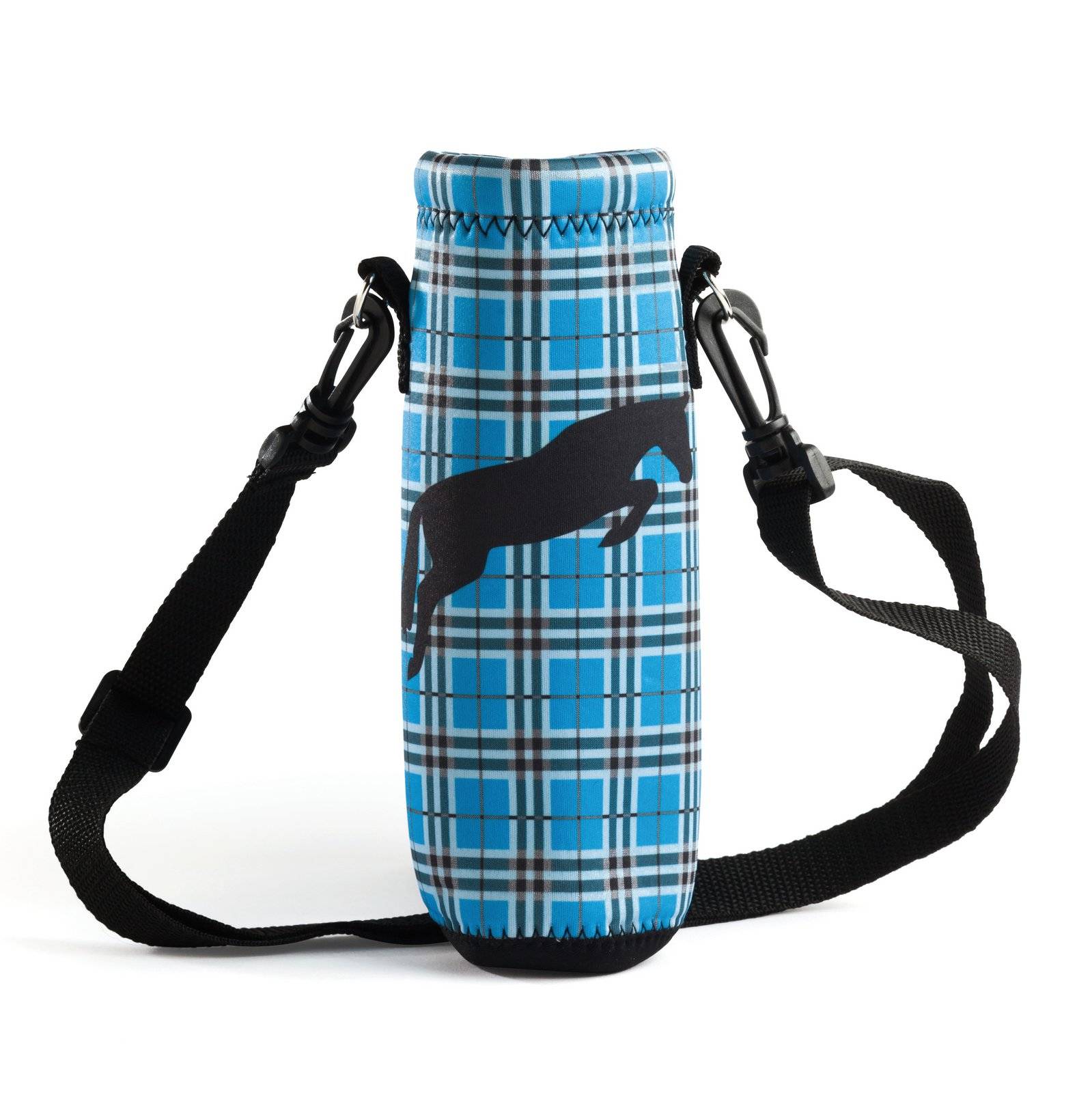 Kelley Tek Trek Neoprene Plaid Water Bottle Carrier