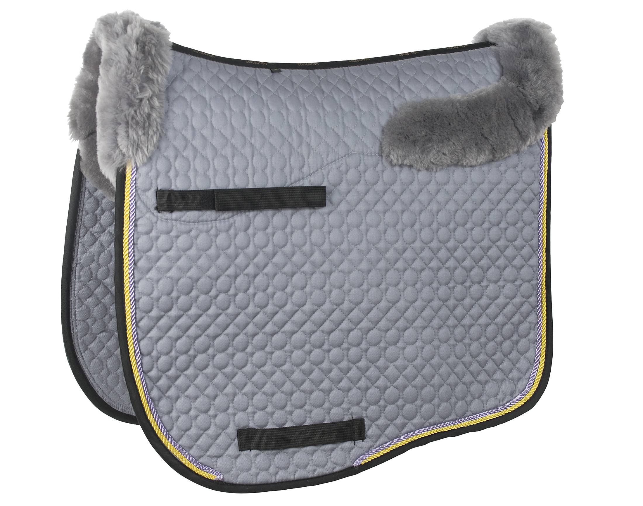 5-661084 Lettia Sheepskin Dressage Square Saddle Pad sku 5-661084