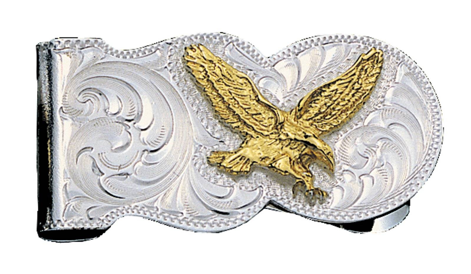 5-661594 Montana Silversmiths Eagle Scalloped Money Clip sku 5-661594