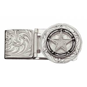 Montana Silversmiths Star Concho Hinged Money Clip