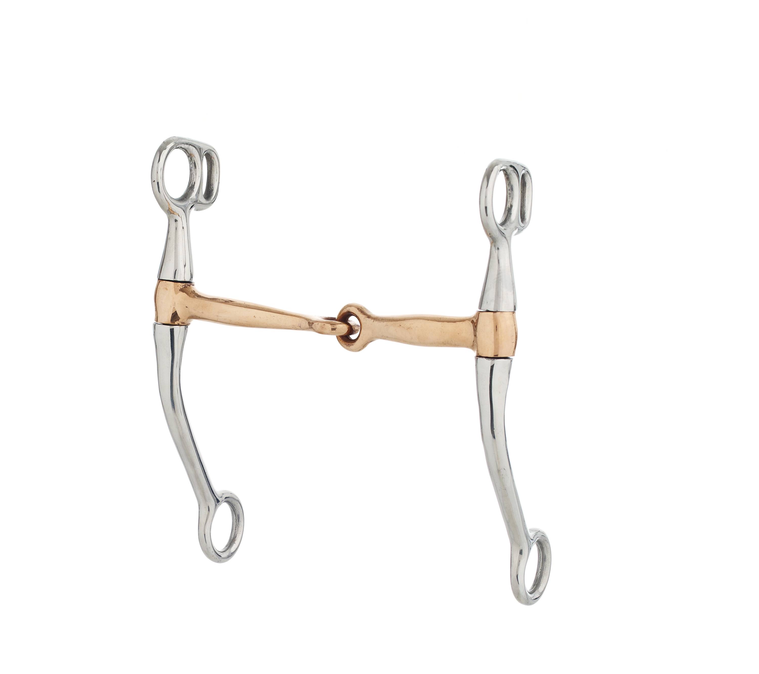 Turn-Two SS Copper Snaffle Grazing Bit