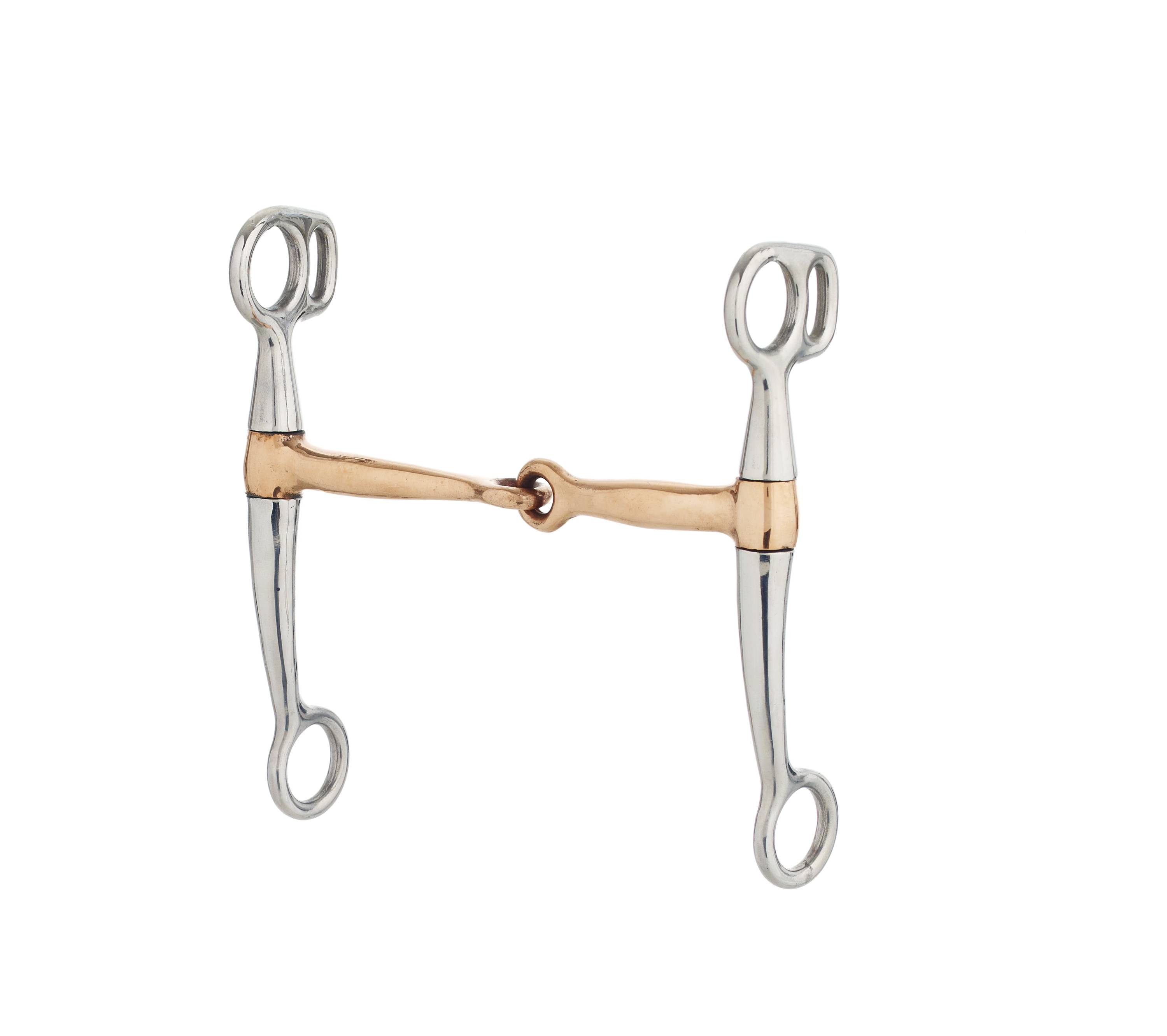 Turn-Two Stainless Steel Copper Snaffle Tom Thumb Bit