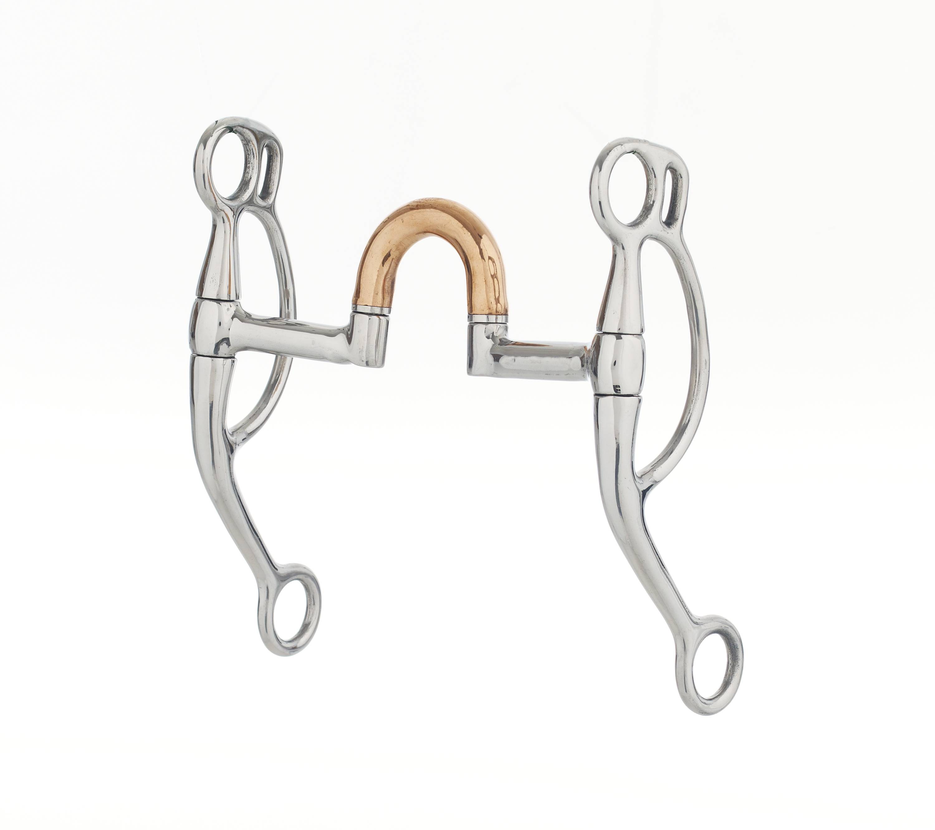 Turn-Two Stainless Steel Correction Double Rein Bit