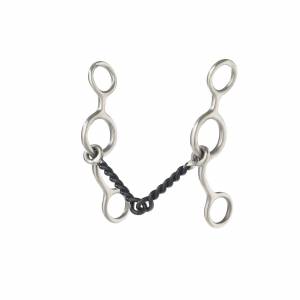 Turn-Two Stainless Steel Sweet Iron Twisted Jr Cowhorse Bit
