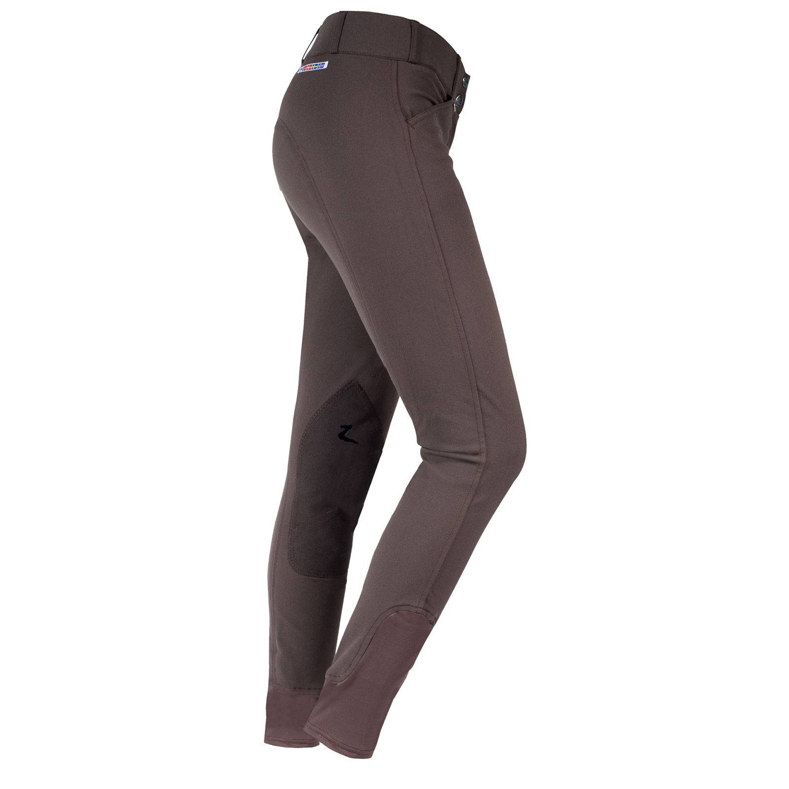 Horze Grand Prix Extended Patch Breeches - Ladies, Knee Patch